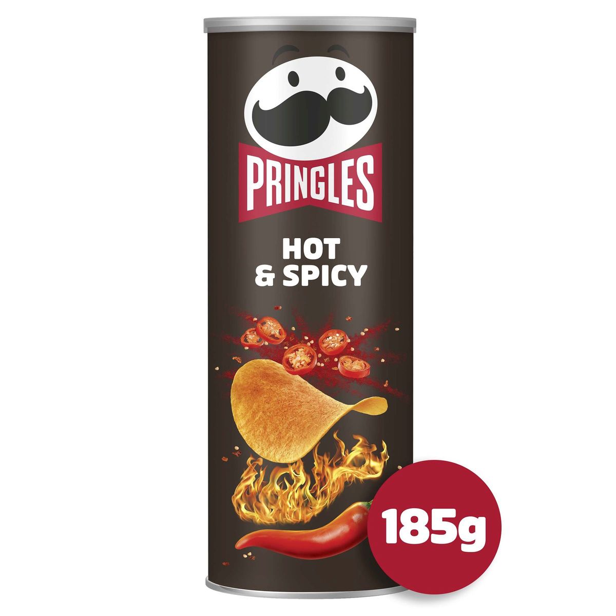 Pringles Hot & Spicy chips tuiles 185 g