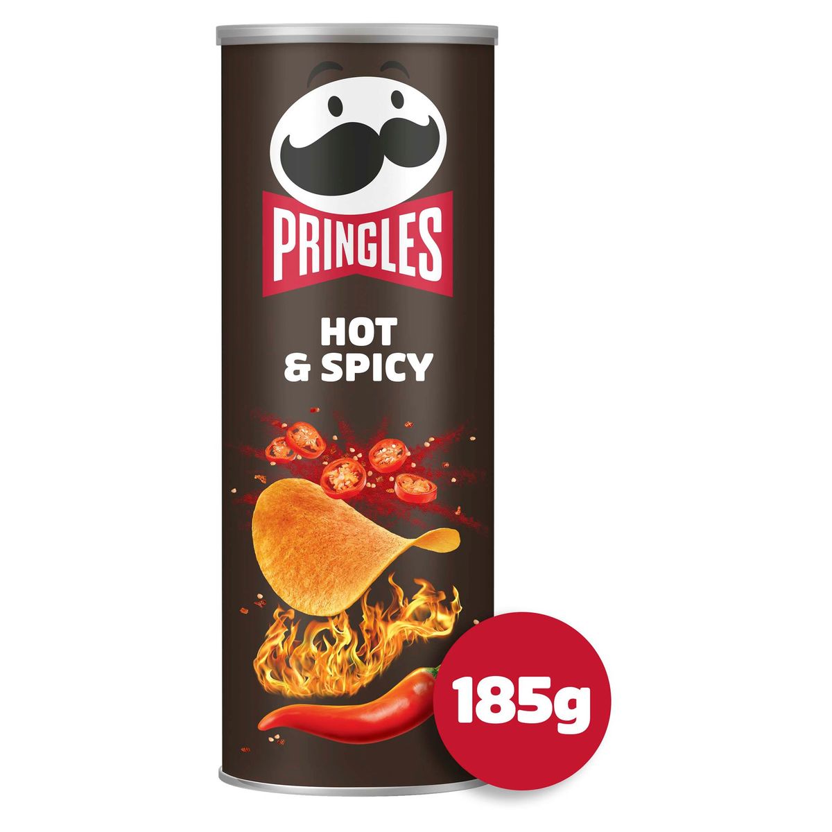 Pringles Hot & Spicy chips tuiles 185 g