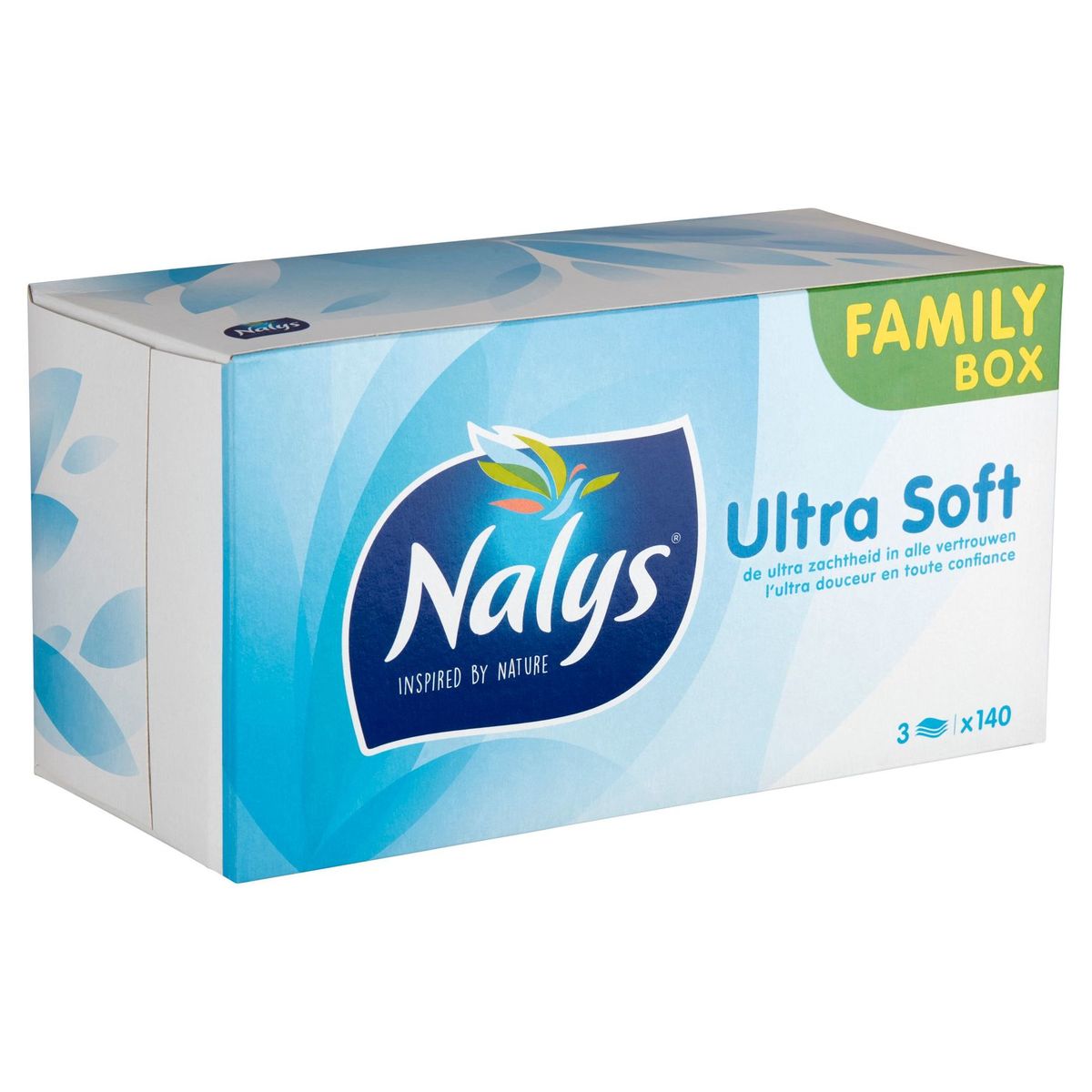 Nalys Ultra Soft Family Box 3 Épaisseurs 140 Pièces