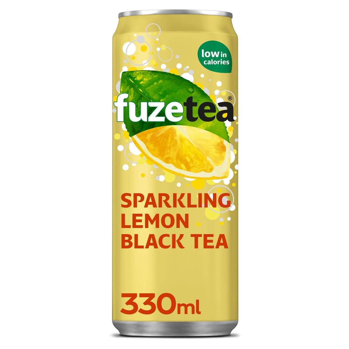Fuze Tea Sparkling Black Tea Lemon  Iced Tea 330 ml
