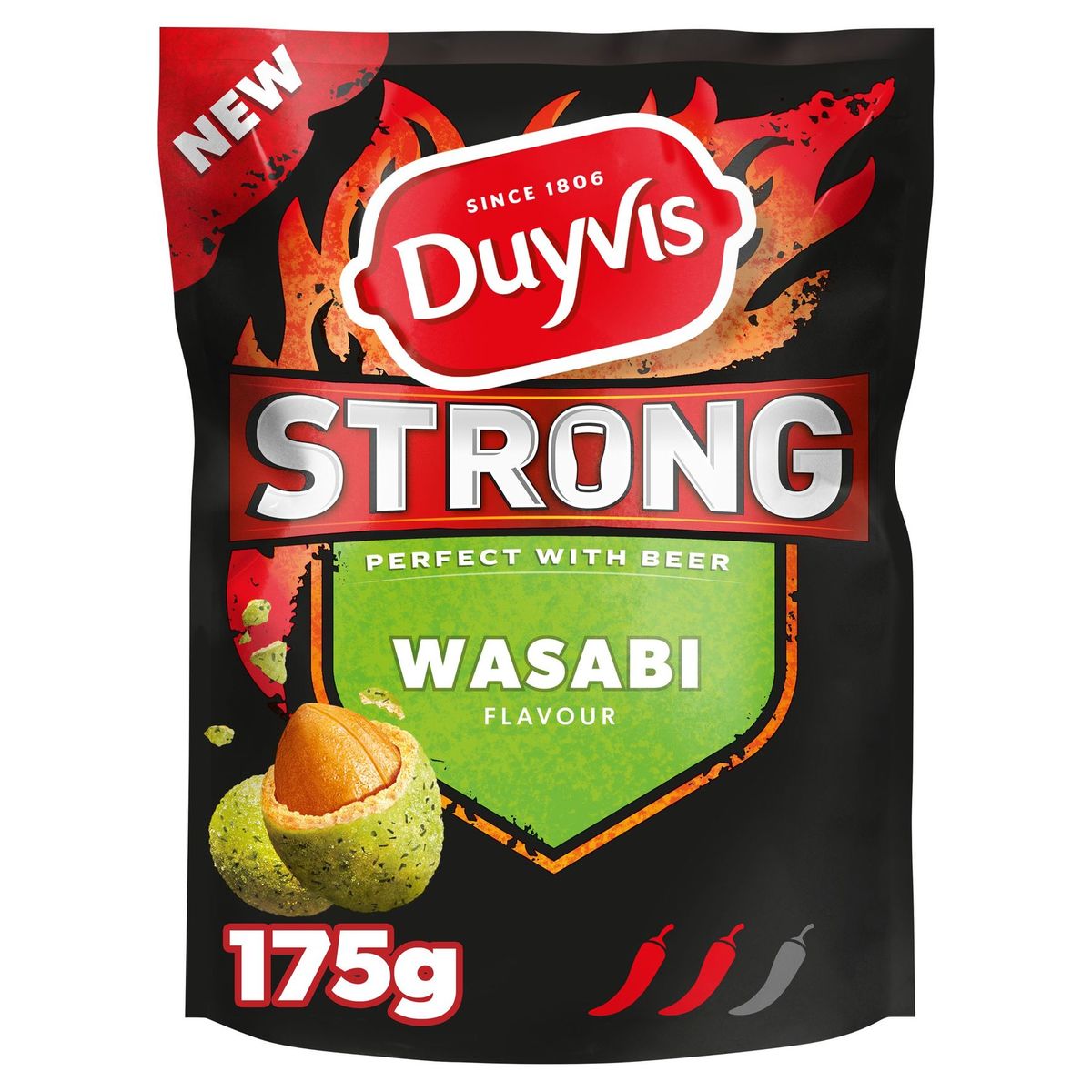 Duyvis Strong Wasabi Nootjes 175 gr