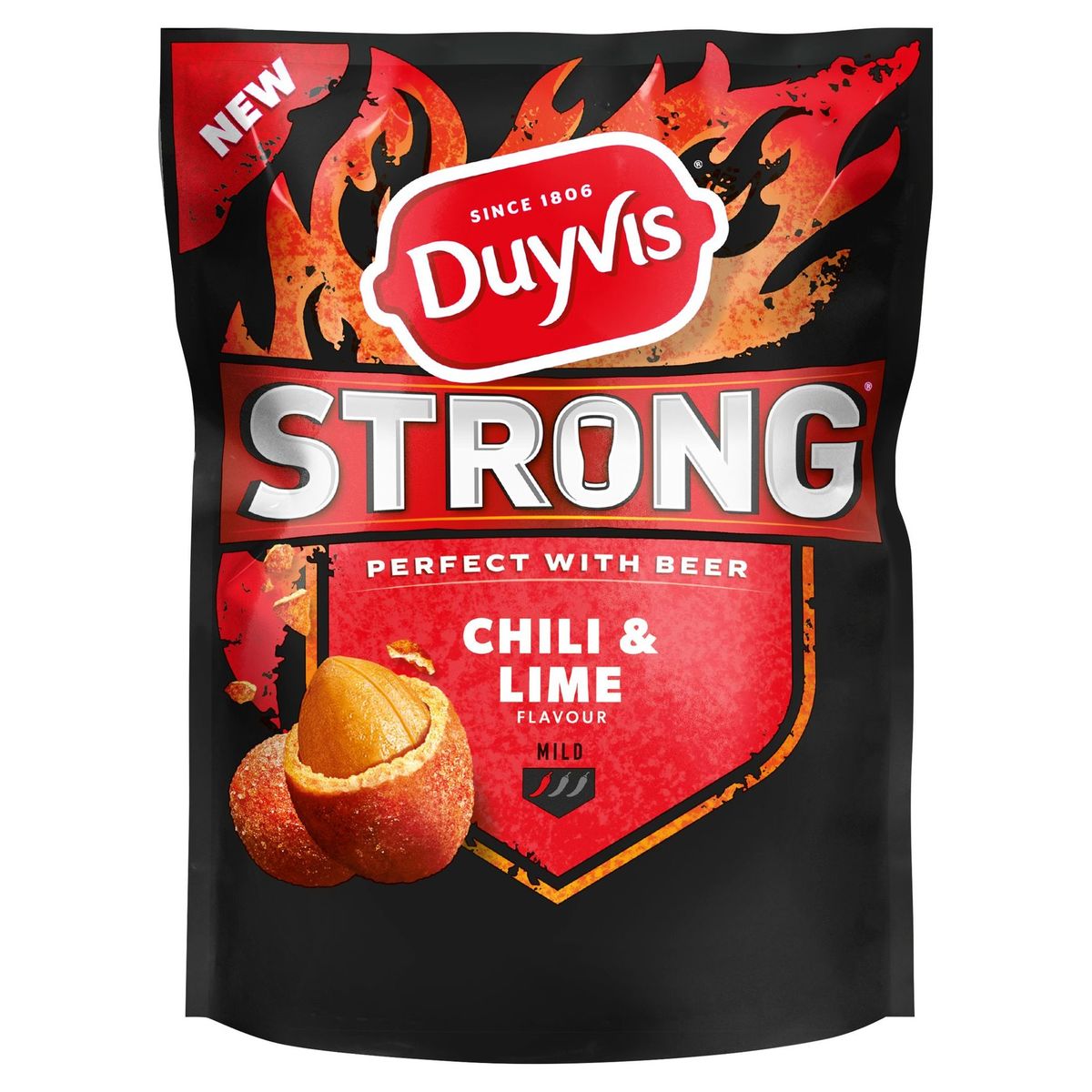 Duyvis Strong Chili & Lime Nootjes 175 gr