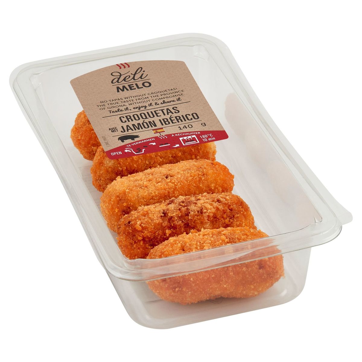 Deli Melo Croquetas met Jamón Ibérico 140 g Carrefour Site