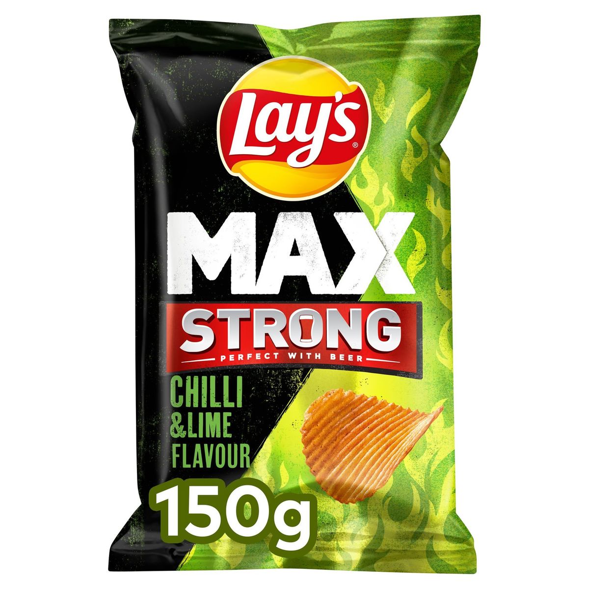 Lay's Max Strong Chips Chilli & Lime 150 gr