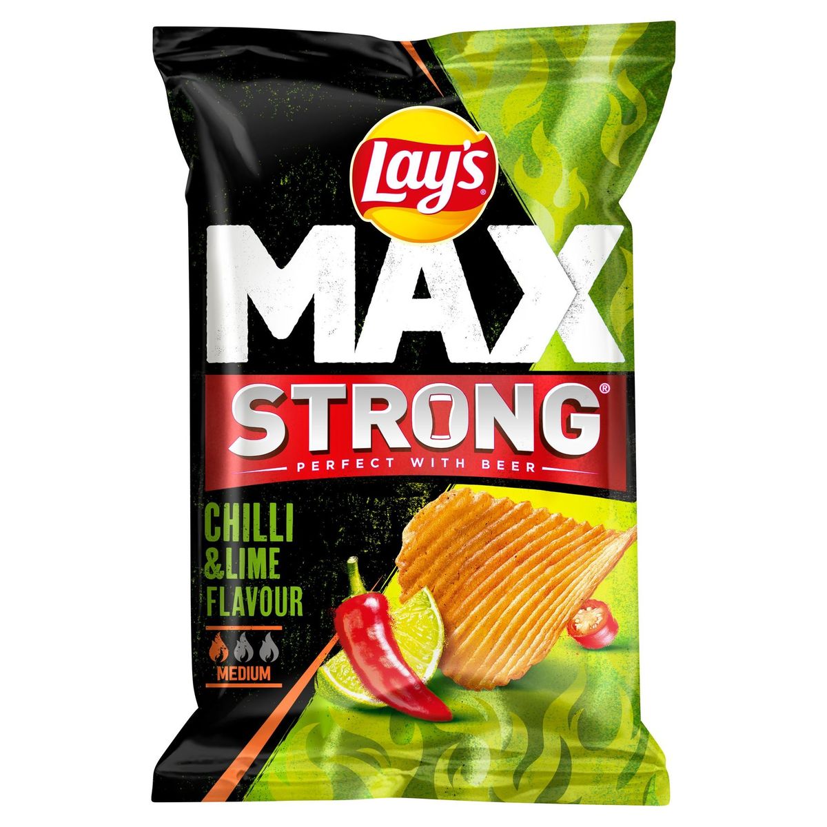 Lay's Max Strong Chips Chilli & Lime 150 gr