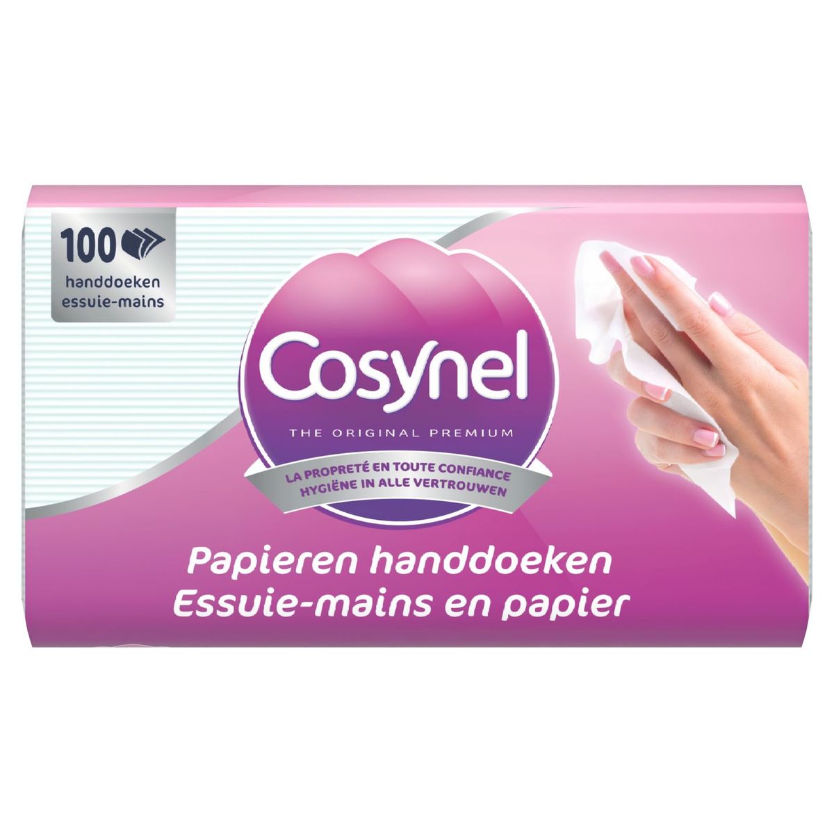 Cosynel Essuie-Mains en Papier 100 Pièces