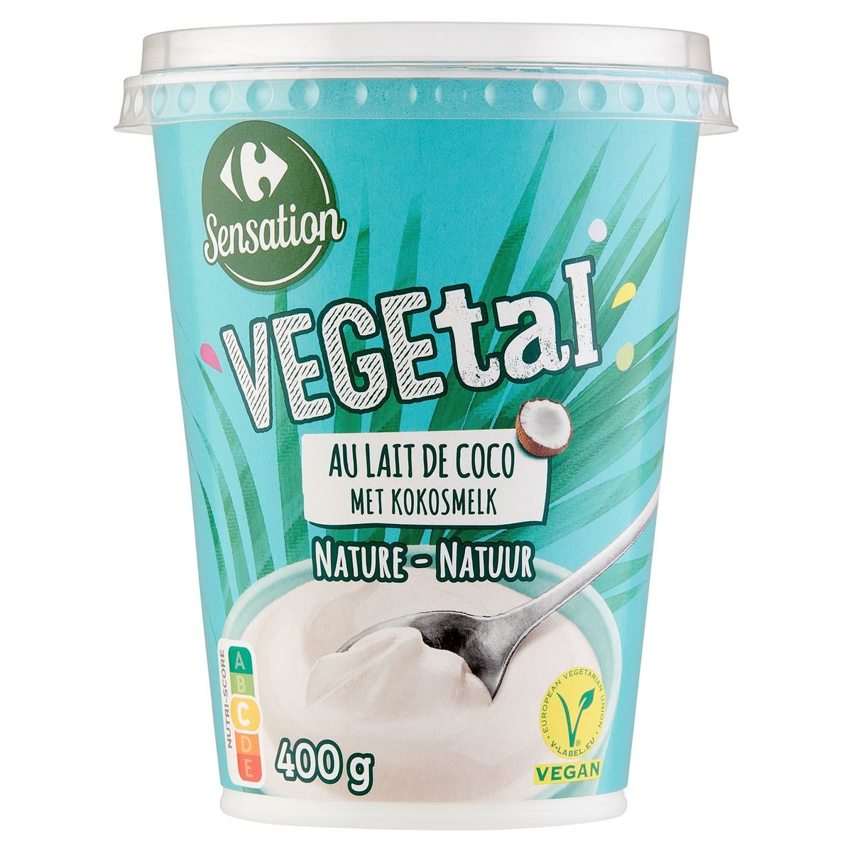 Carrefour Sensation Vegetal au Lait de Coco Nature 400 g