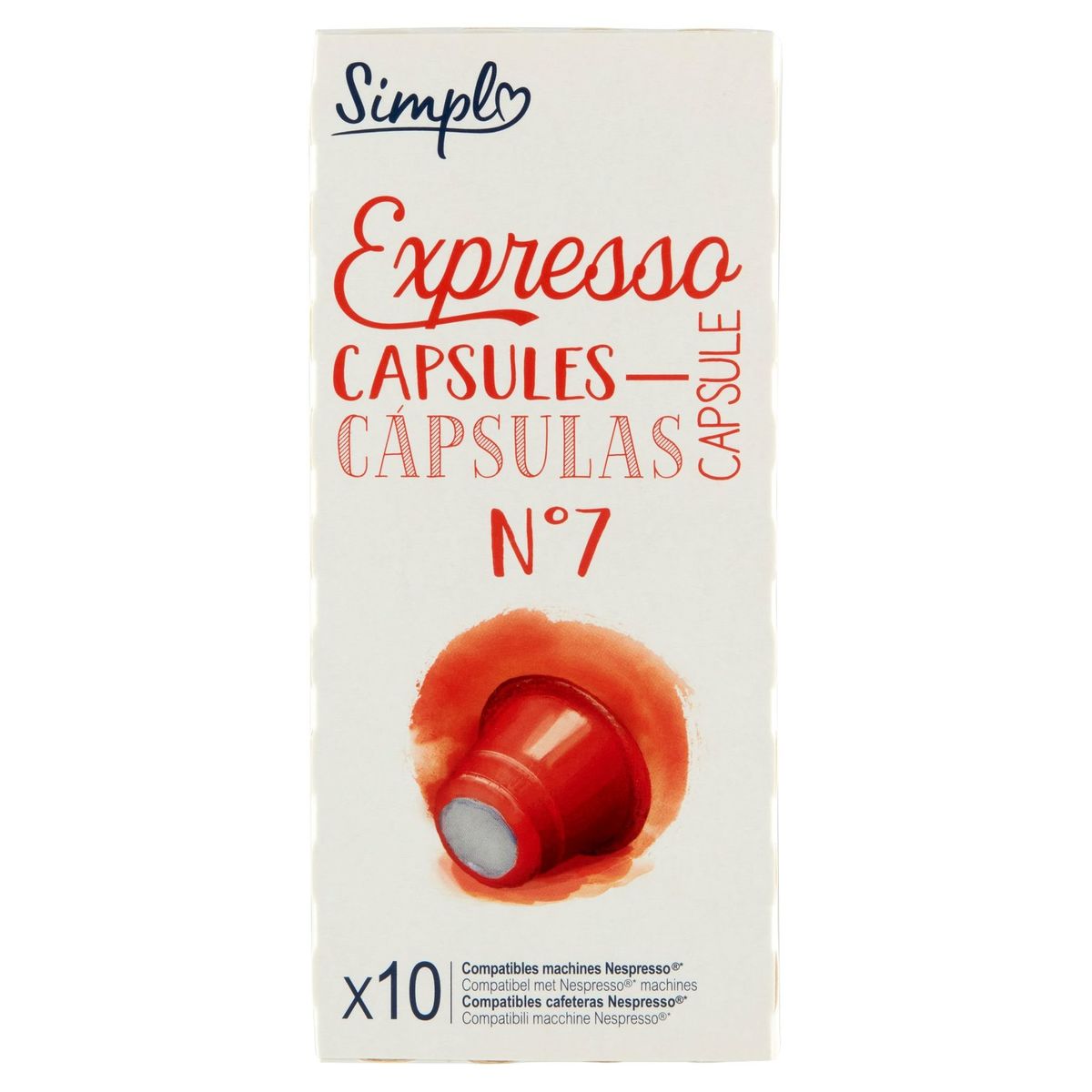 Simpl Expresso Capsules N°7 10 Capsules 50 g