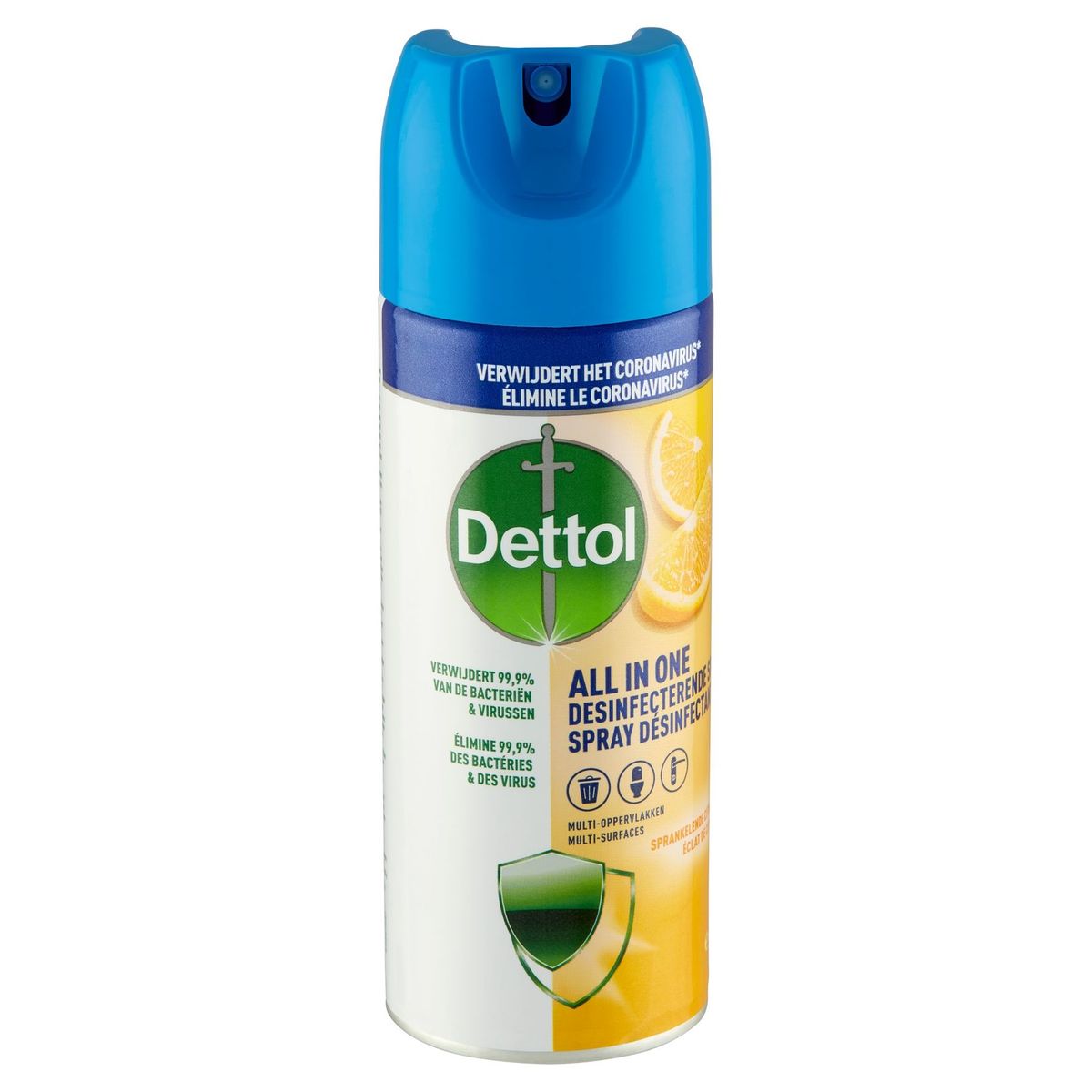 Dettol All in One Desinfecterende Spray Sprankelende Citroen 400 ml