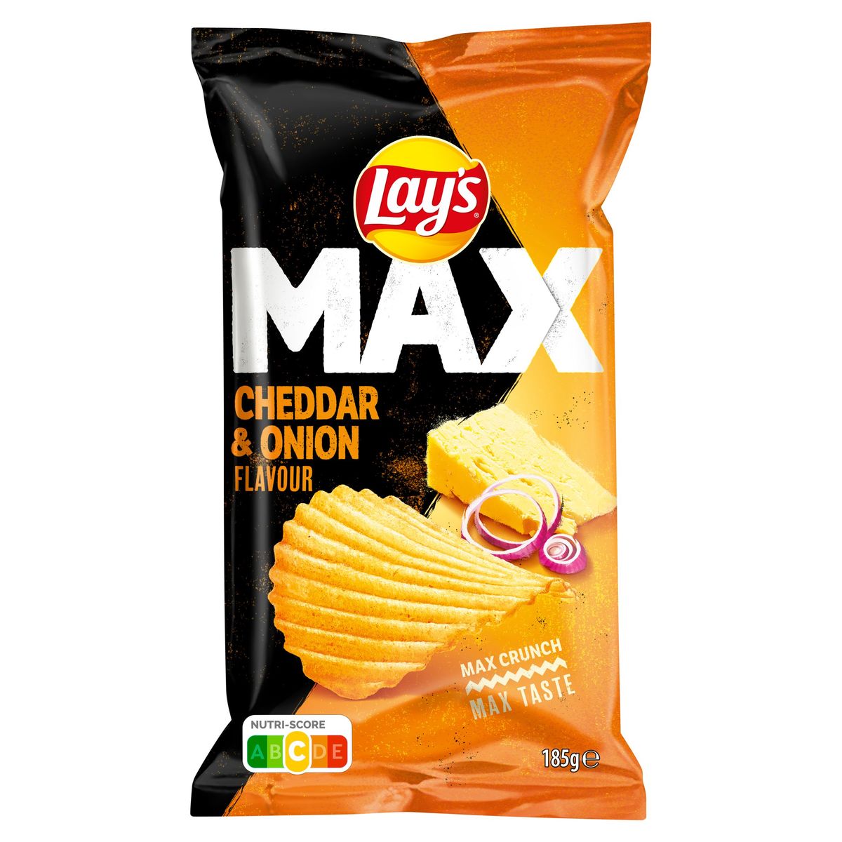 Lay's Max Chips Cheddar Cheese Onion 185 gr
