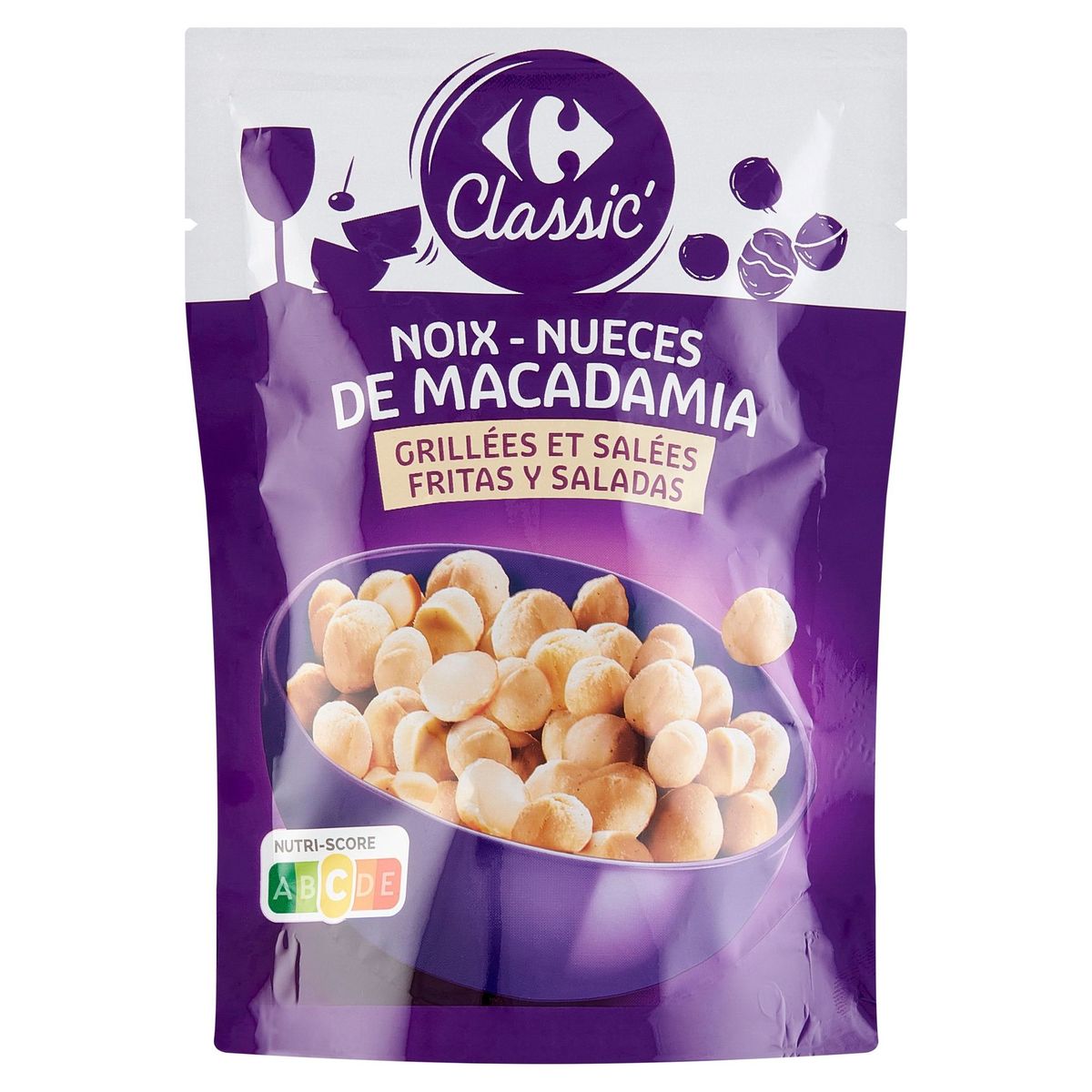 Carrefour Classic' Noix De Macadamia Grillées et Salées 100 g