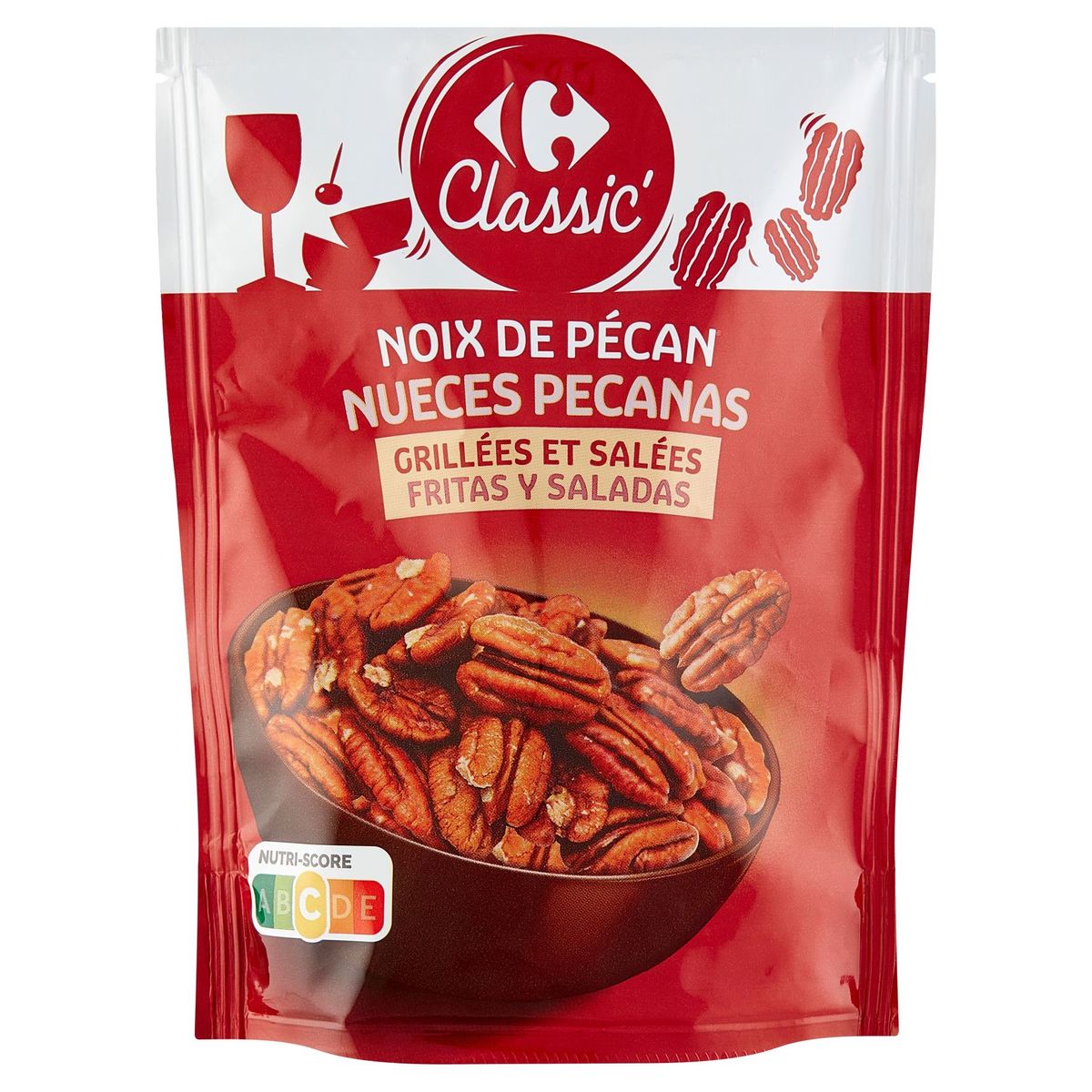 Carrefour Classic' Nueces Pecanas Fritas y Saladas 100 g