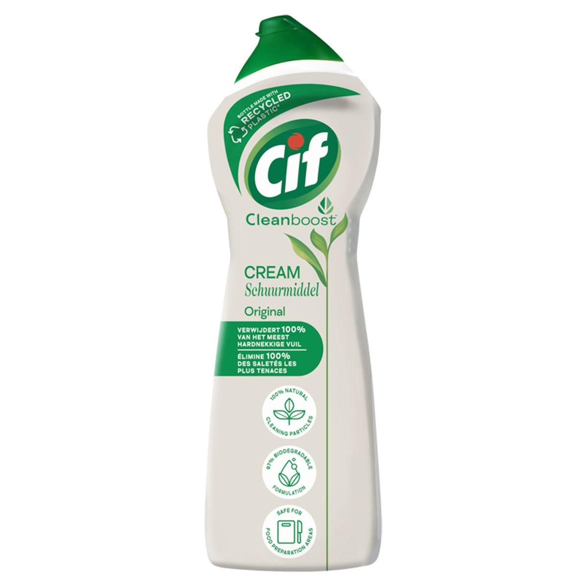 Cif Cleanboost Cream Schuurmiddel Original 750 ml