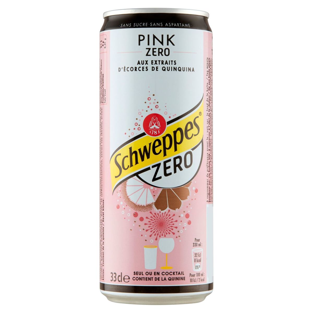 Schweppes Zero Pink 33 cl