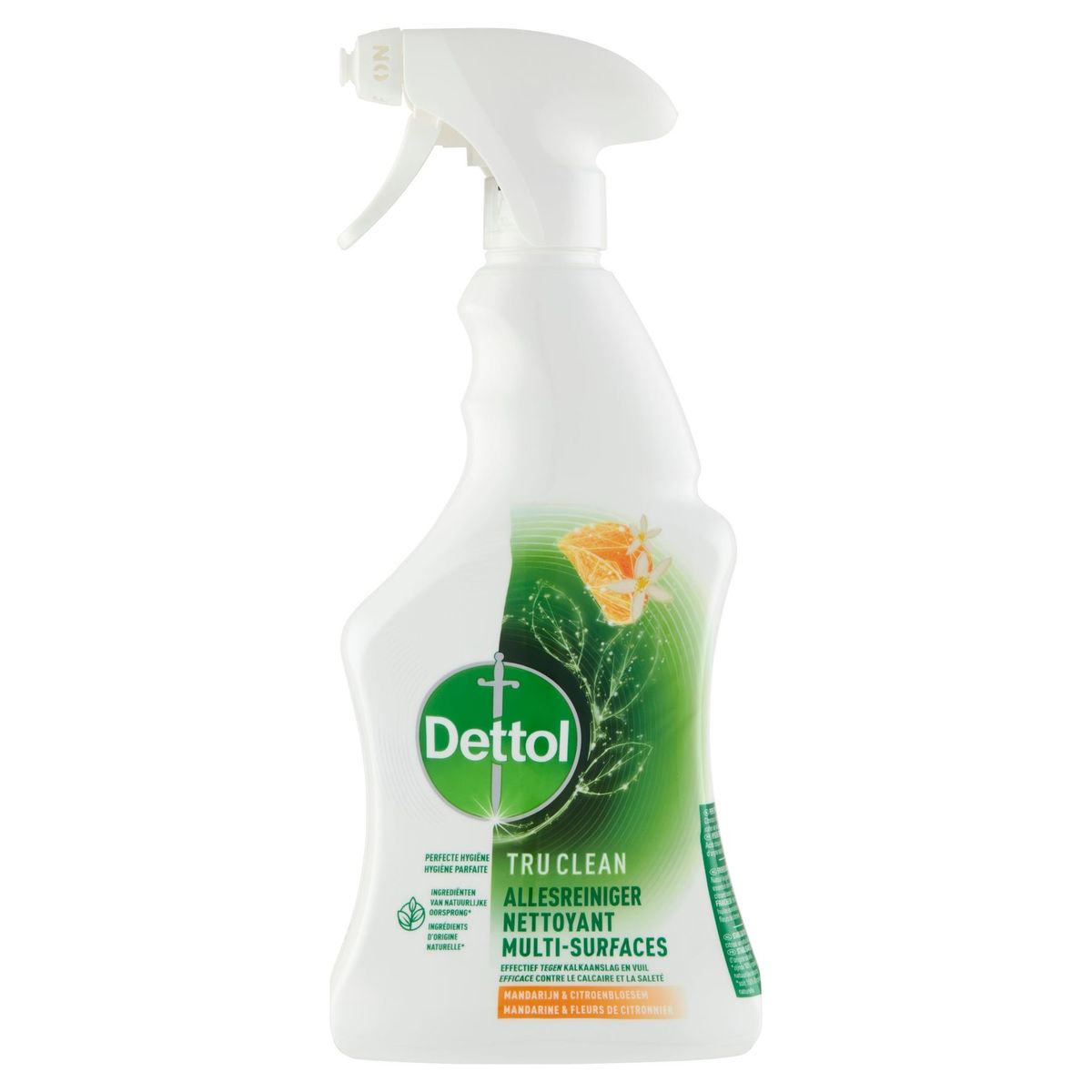 Dettol Tru Clean Nettoyant Multi-Surfaces Mandarine & Citronnier 500ml