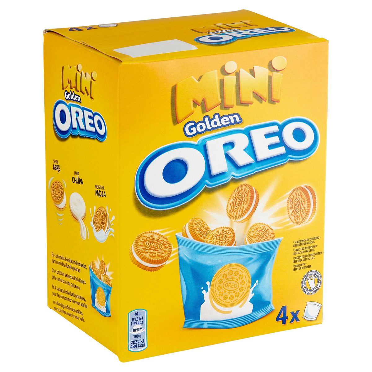 Oreo Golden Mini Biscuits 4 x 40 g