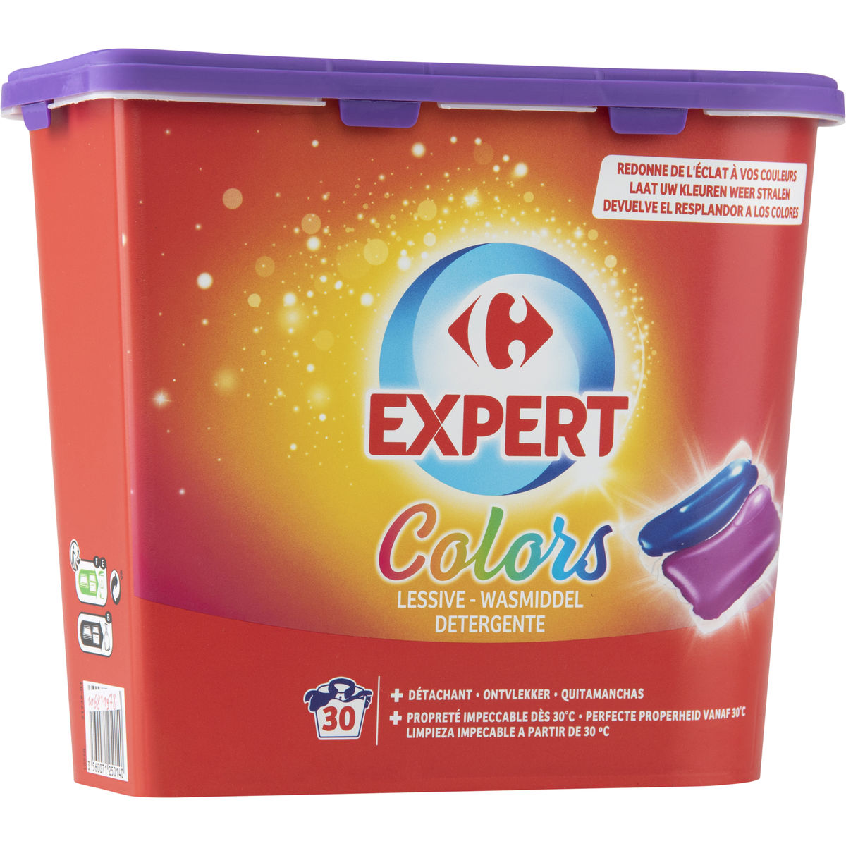 Carrefour Expert Colors Lessive Detergente 30 x 23.2 ml