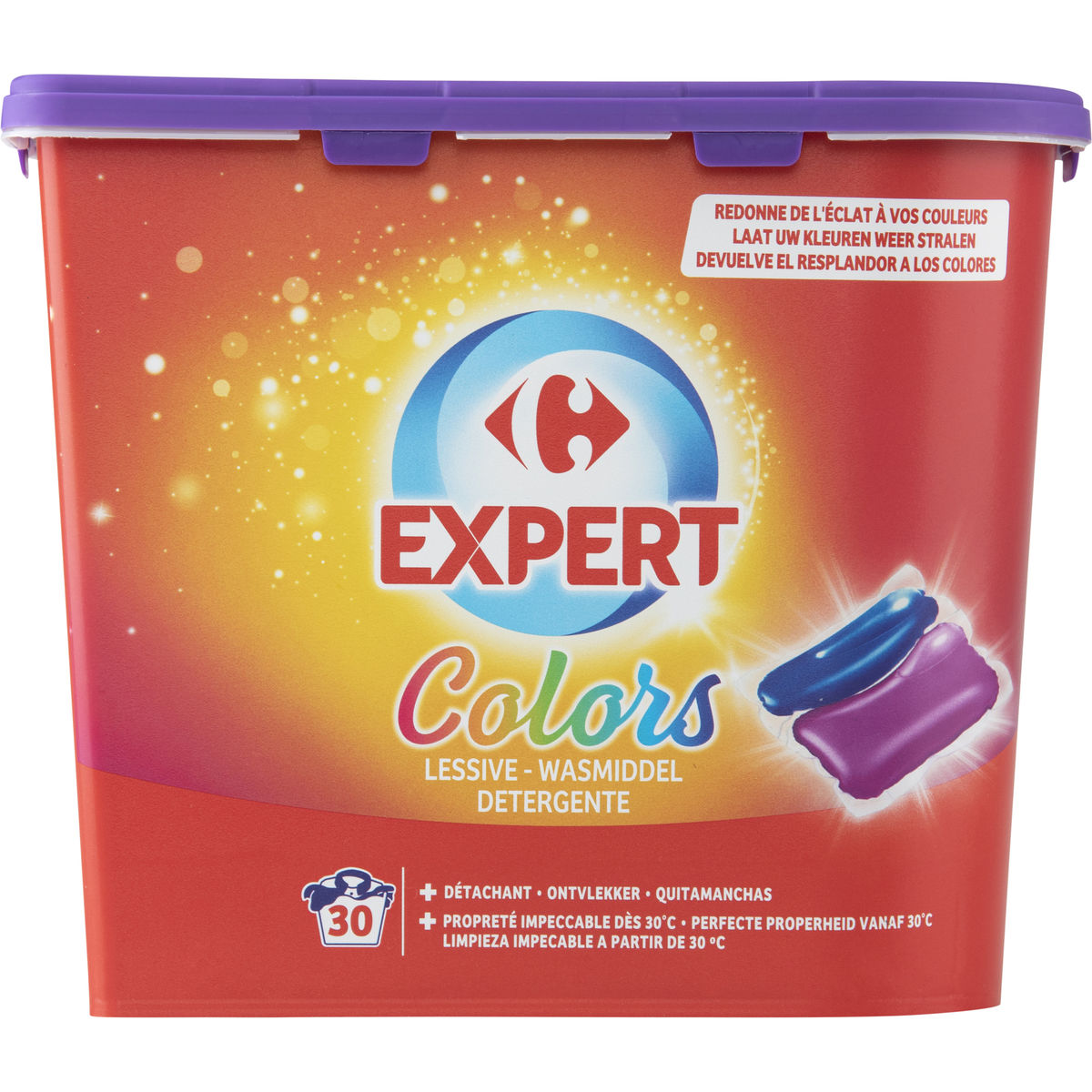 Carrefour Expert Colors Lessive Detergente 30 x 23.2 ml
