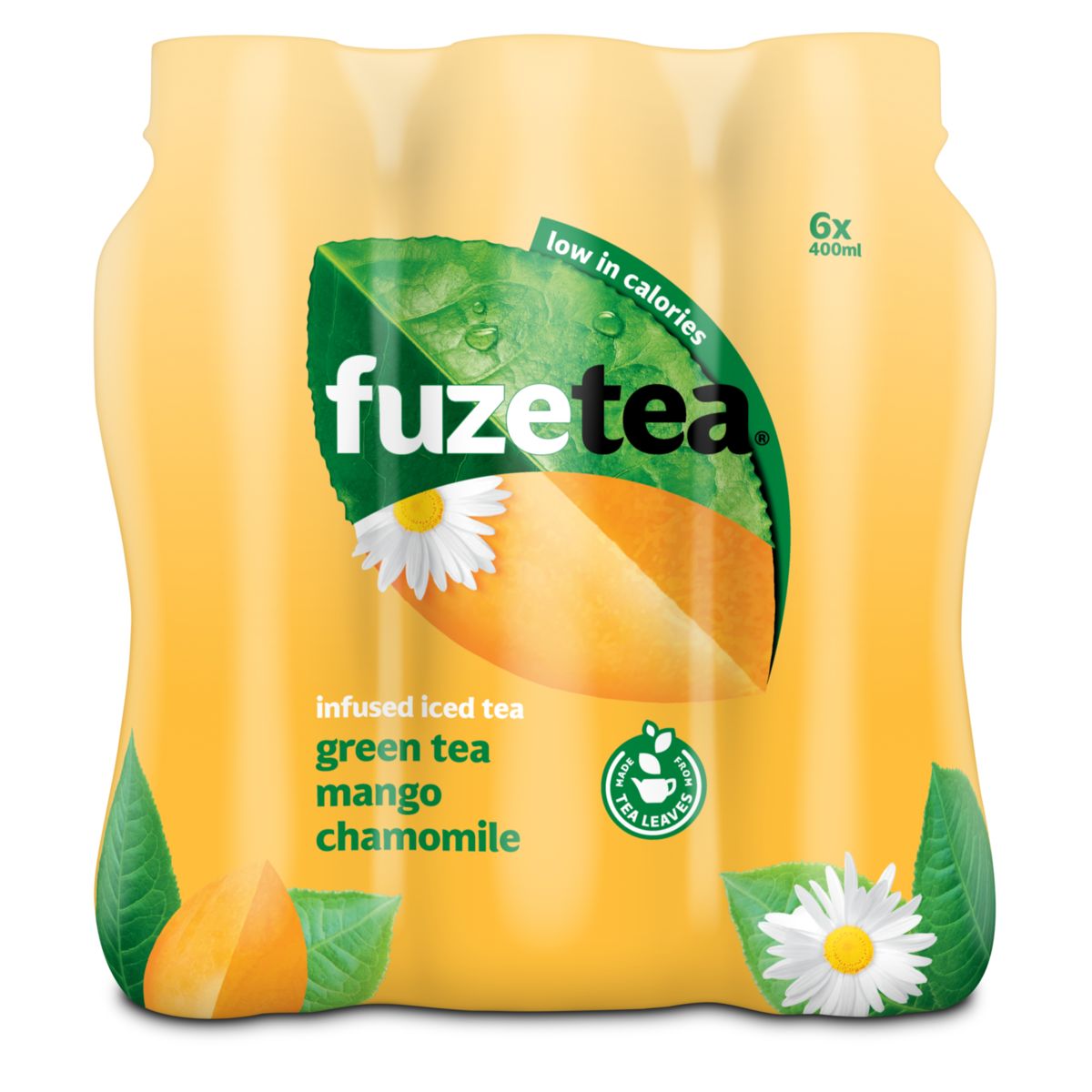 Fuze Tea Green Tea Mango Chamomile Iced Tea 6 x 400 ml