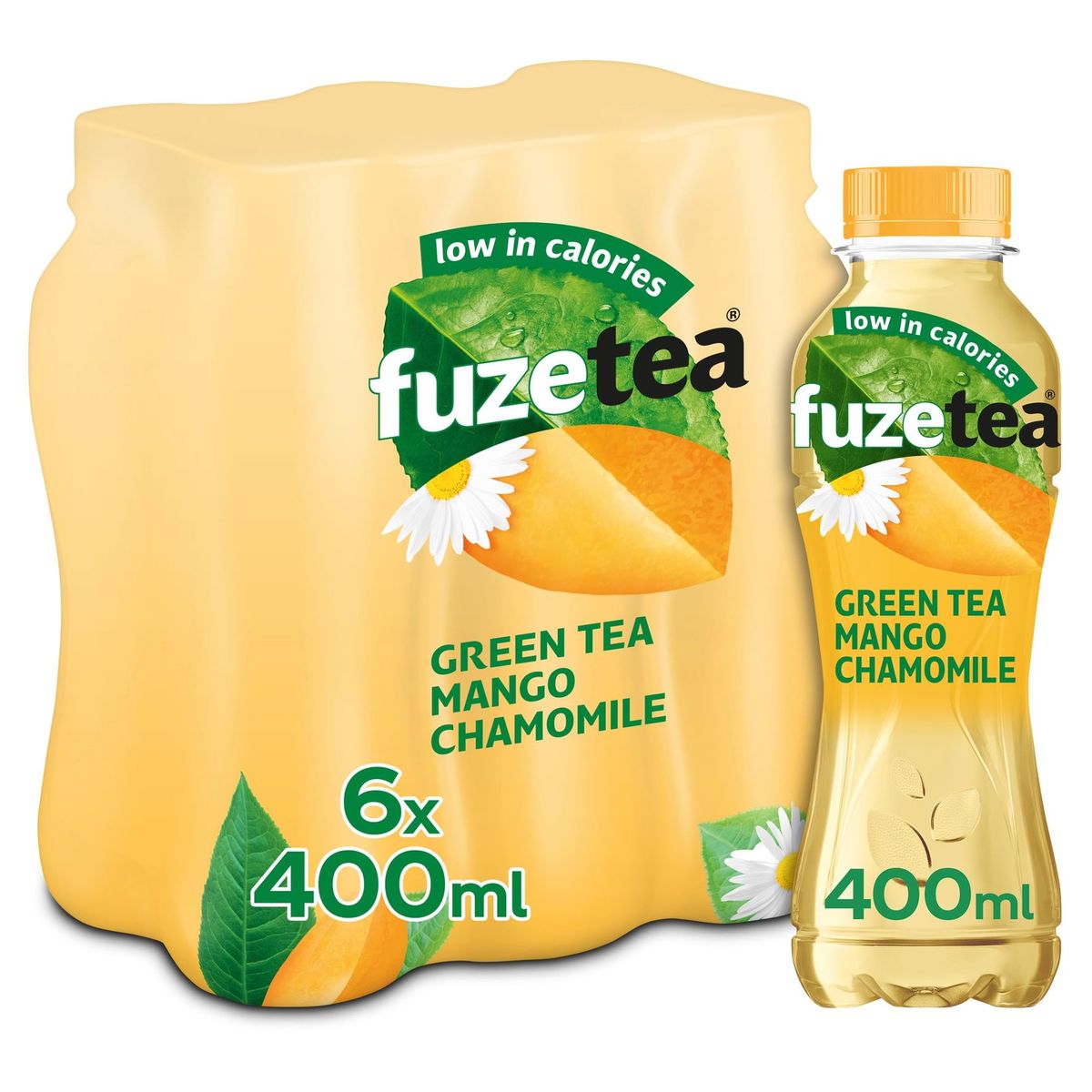 Fuze Tea Green Tea Mango Chamomile Iced Tea 6 x 400 ml
