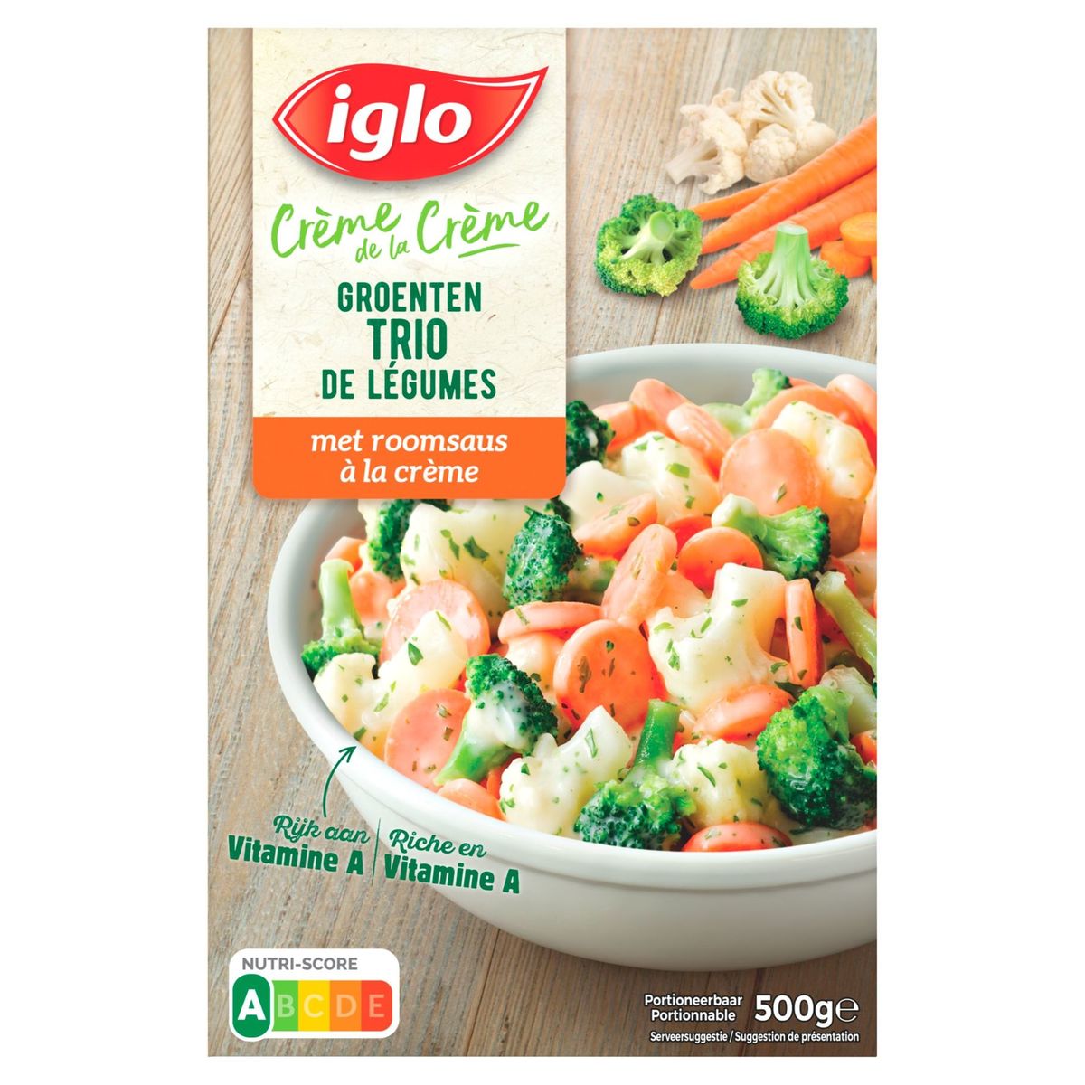 Iglo Trio de légumes à la crème 500 g