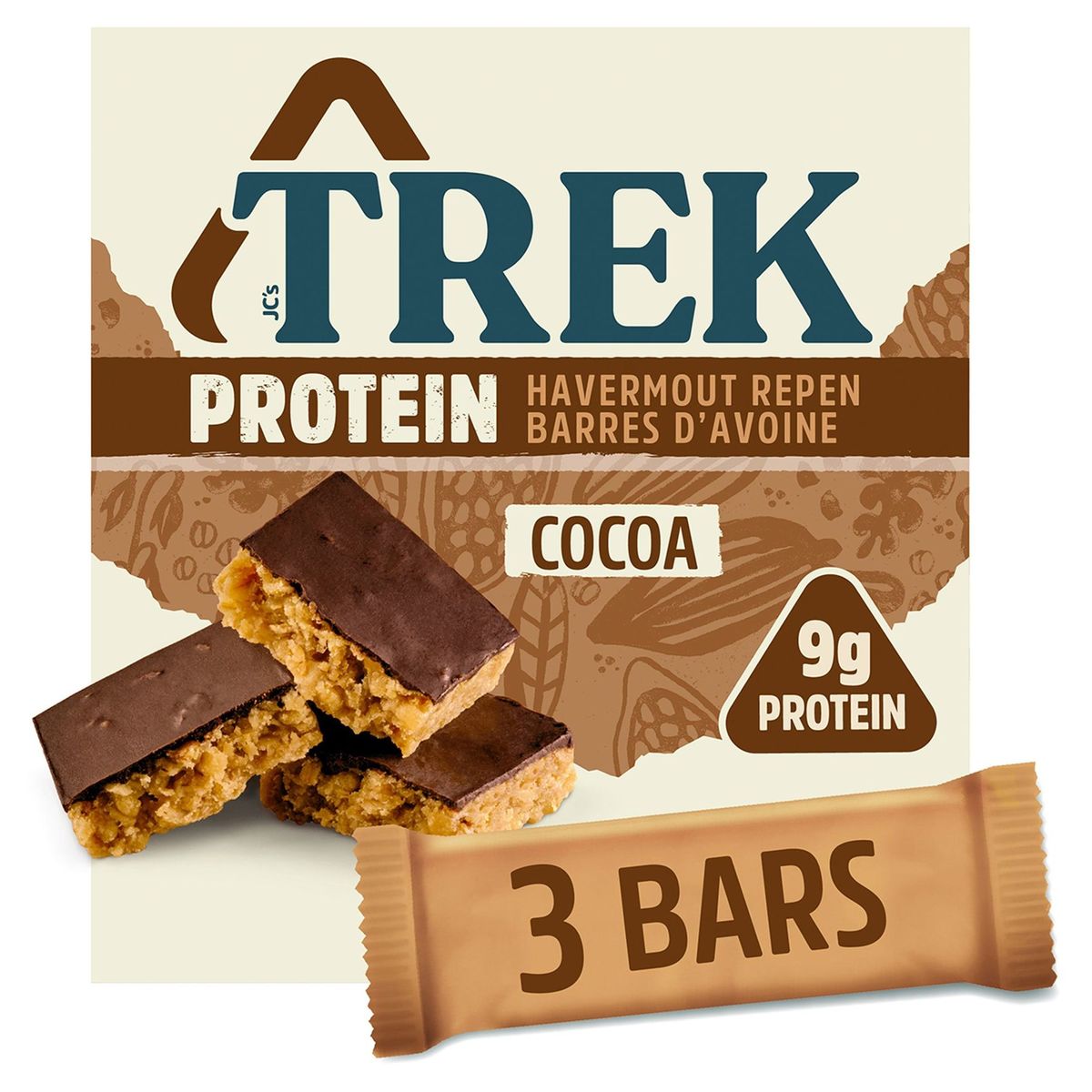 Trek Protein Havermout Repen Cocoa 3 x 50 g