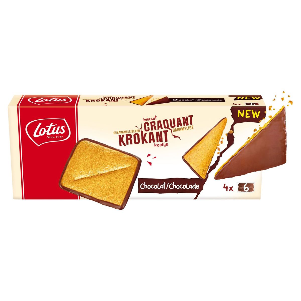 Lotus Biscuit Craquant Caramélisé 4 x 20 g Carrefour Site