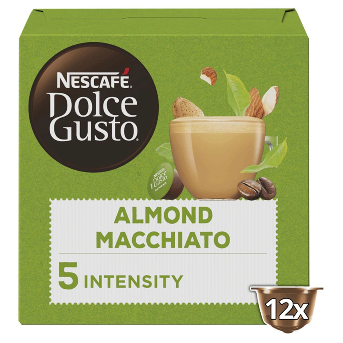 Nescafé Dolce Gusto Koffie Vegan Almond Macchiato 12 Capsules