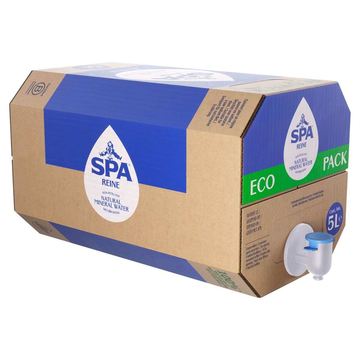SPA REINE Natuurlijk Mineraalwater Eco Pack 5L