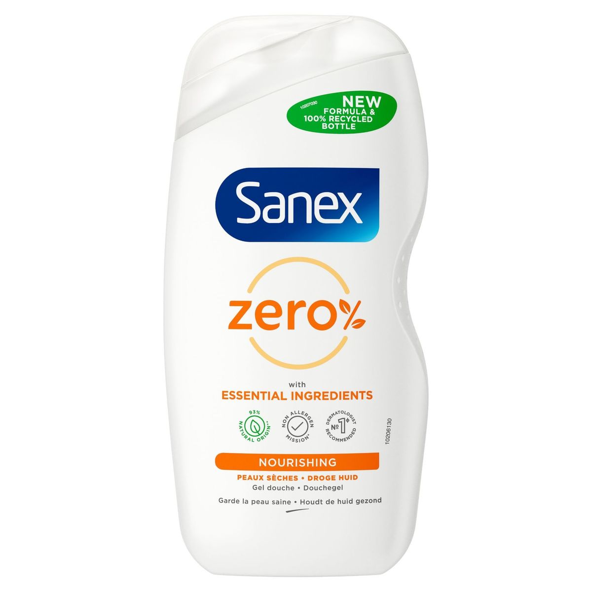 Sanex Zero% voedende douchegel voor de droge huid {500ml}