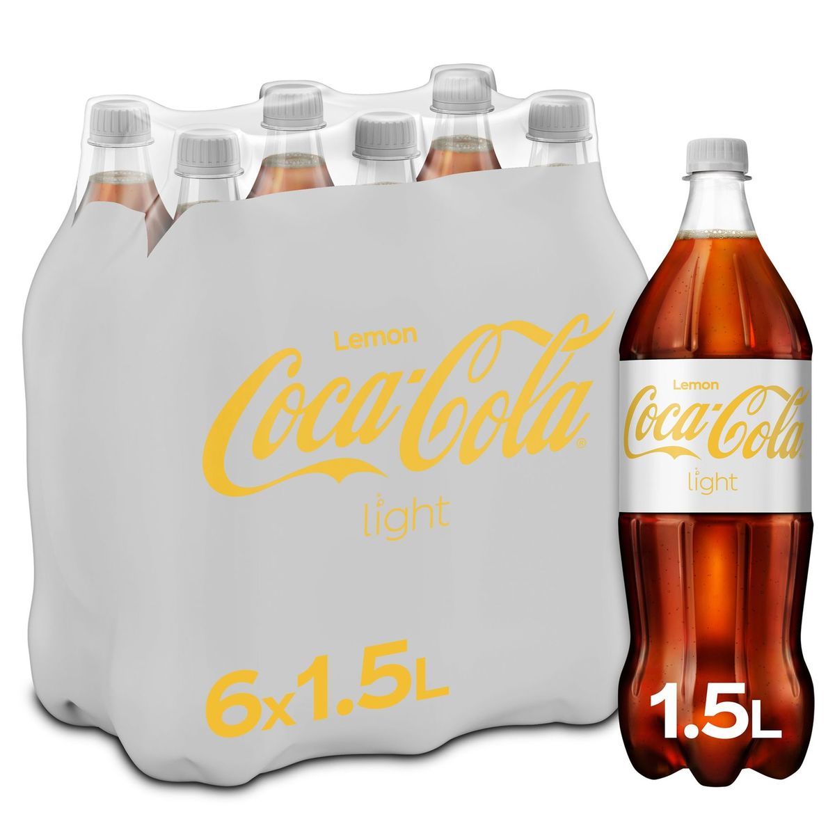 Coca-Cola Light Lemon Coke Soft Drink 6 x 1500 ml