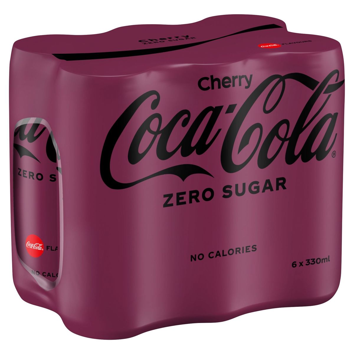Coca-Cola Zero Cherry Coke Soft Drink 6 x 330 ml