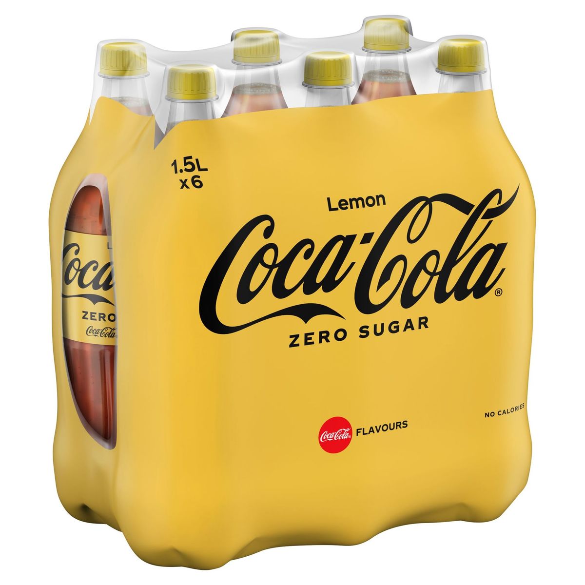 Coca-Cola Zero Lemon Coke Soft Drink 6 x 1500 ml