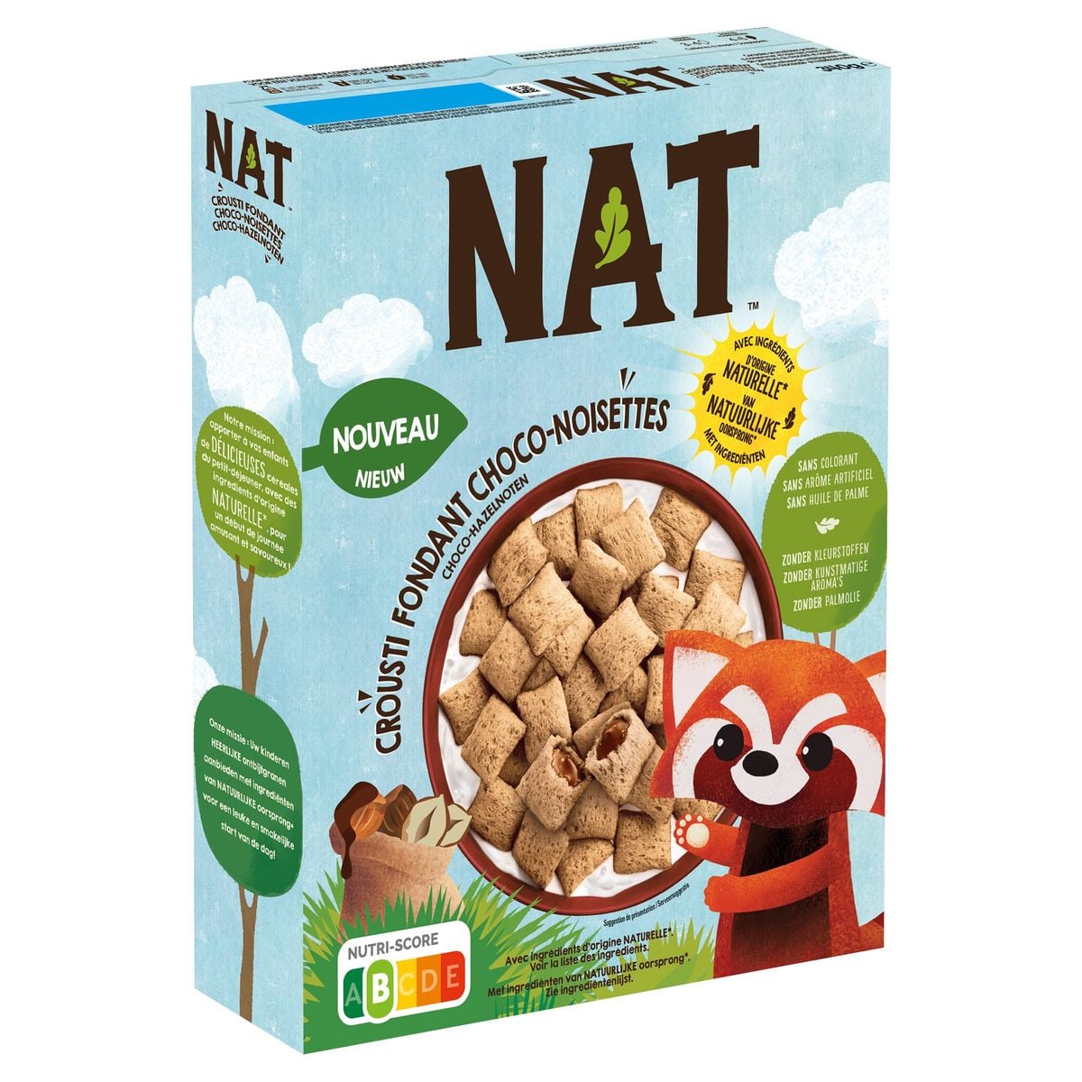 Ontbijtgranen Crousti Fondant Choco Hazelnoot 340g | Carrefour image number 1