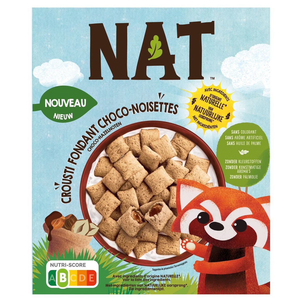 Ontbijtgranen Crousti Fondant Choco Hazelnoot 340g | Carrefour image number 2