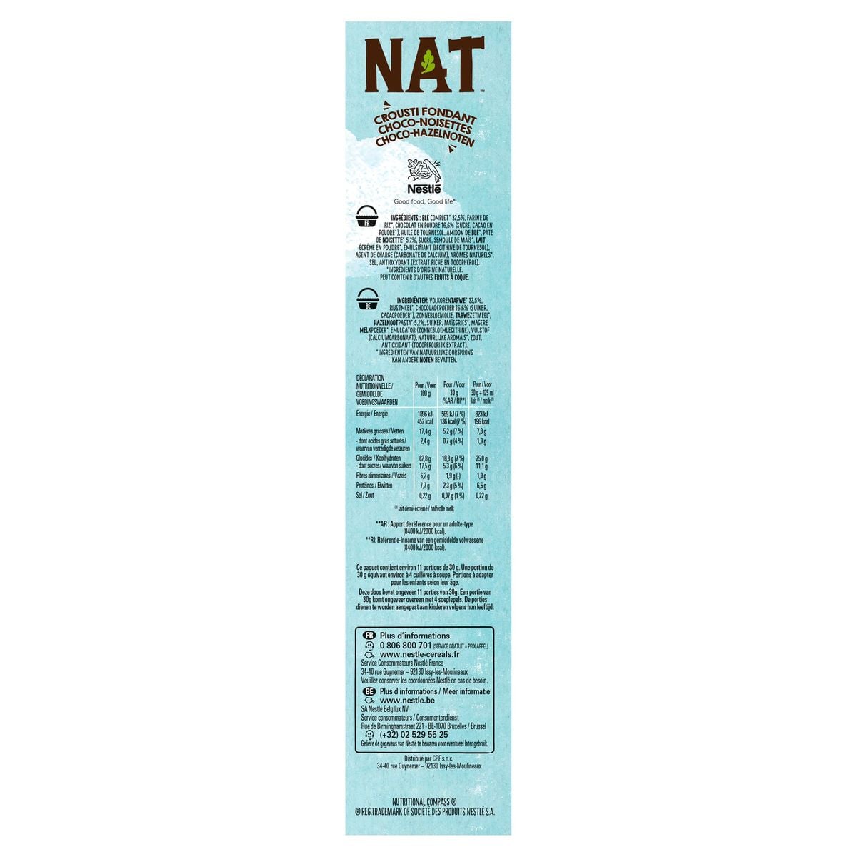 Ontbijtgranen Crousti Fondant Choco Hazelnoot 340g | Carrefour image number 5