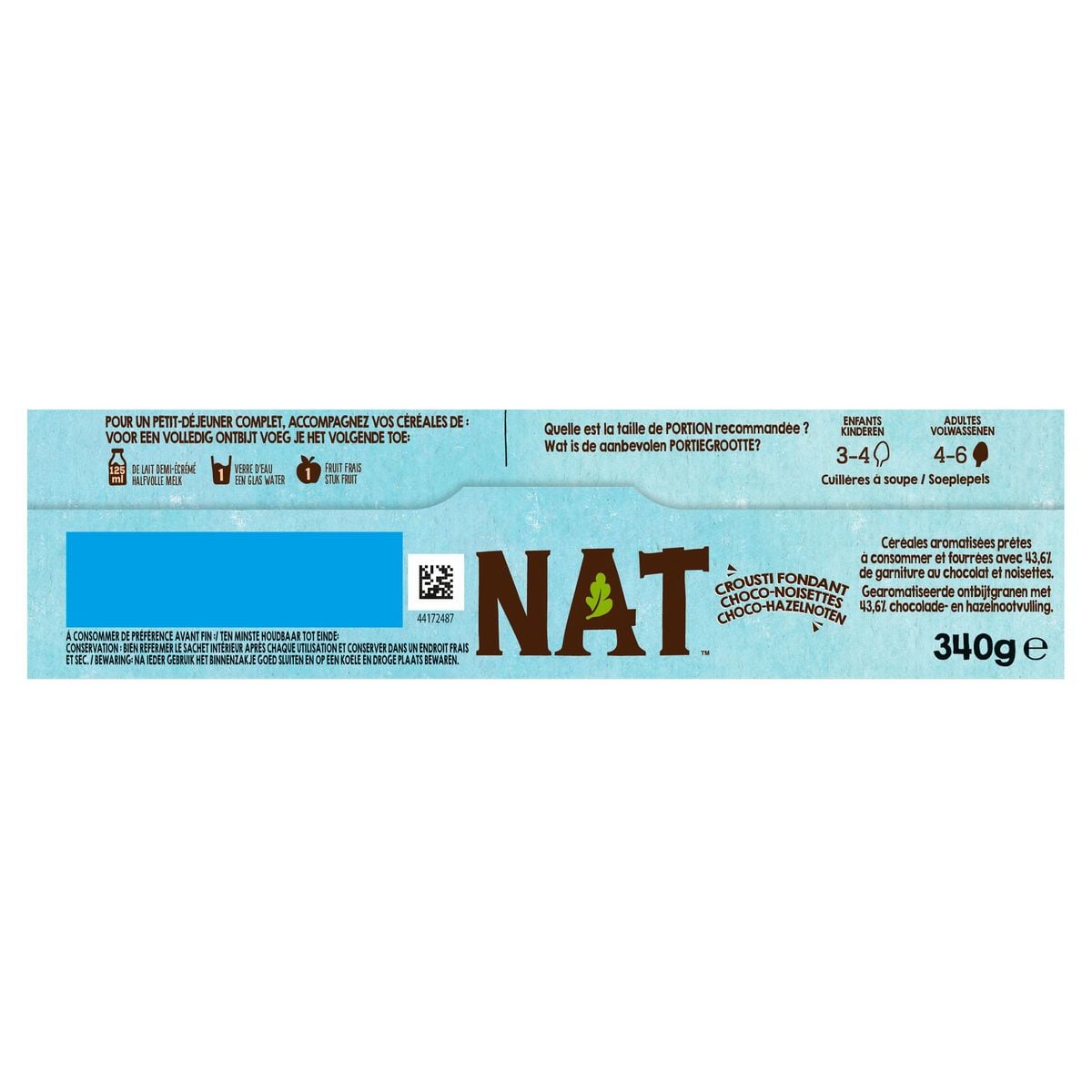 Ontbijtgranen Crousti Fondant Choco Hazelnoot 340g | Carrefour image number 8