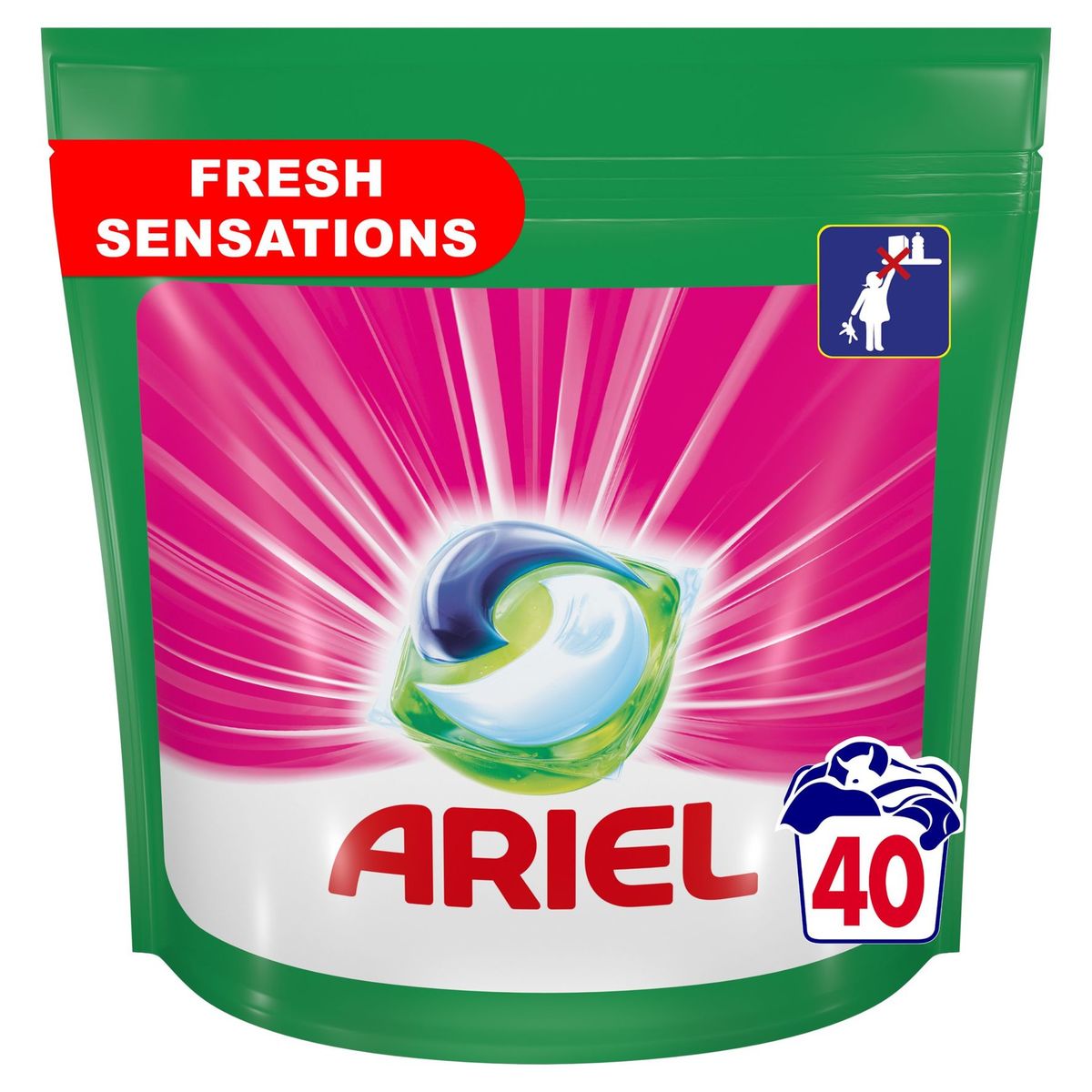 Ariel Allin1 Pods Lessive En Capsules 40 Lavages