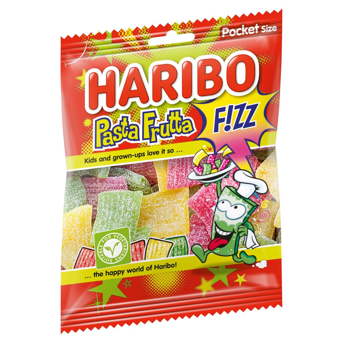 Haribo Pasta Frutta Fizz Bonbons 70 Gr