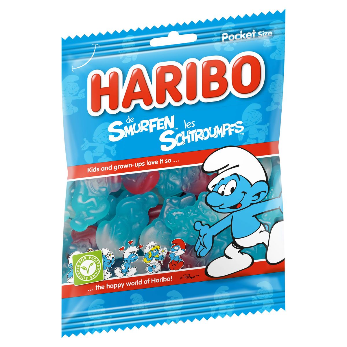 Bonbons Halal Schtroumpfs HARIBO 75 g par chez Haribo sur