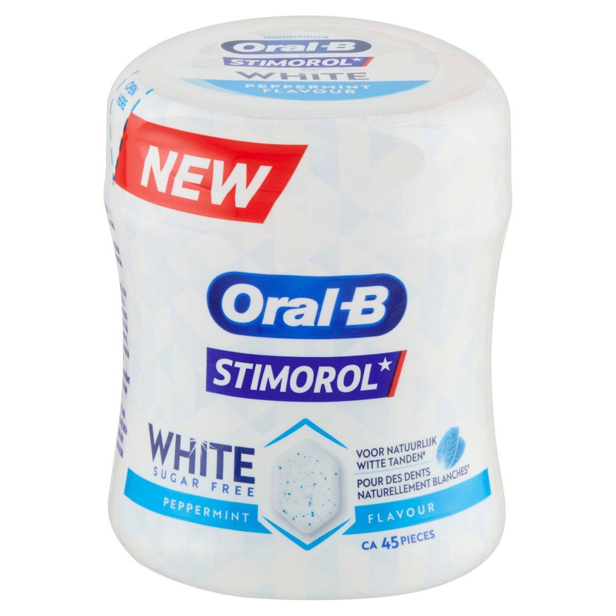 Stimorol Oral -B White Sugar Free Peppermint Flavour 76.5 G | Carrefour ...