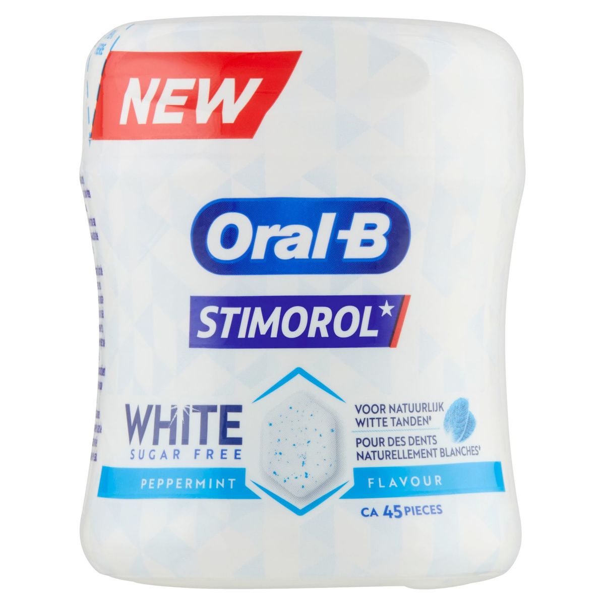 Stimorol Oral -B White Sugar Free Peppermint Flavour 76.5 G | Carrefour ...