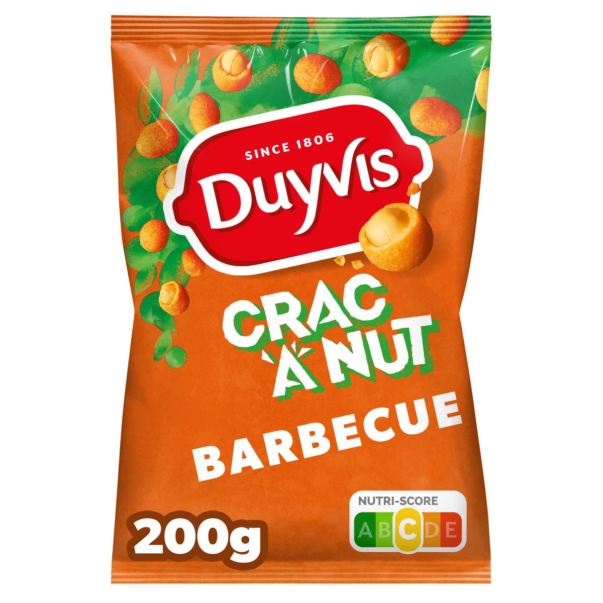Duyvis Crac A Nut Cacahuètes Barbecue 200 gr