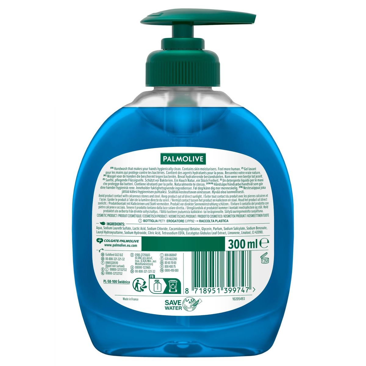 Savon liquide mains antibactérien Palmolive Hygiene Plus Fresh 300ml