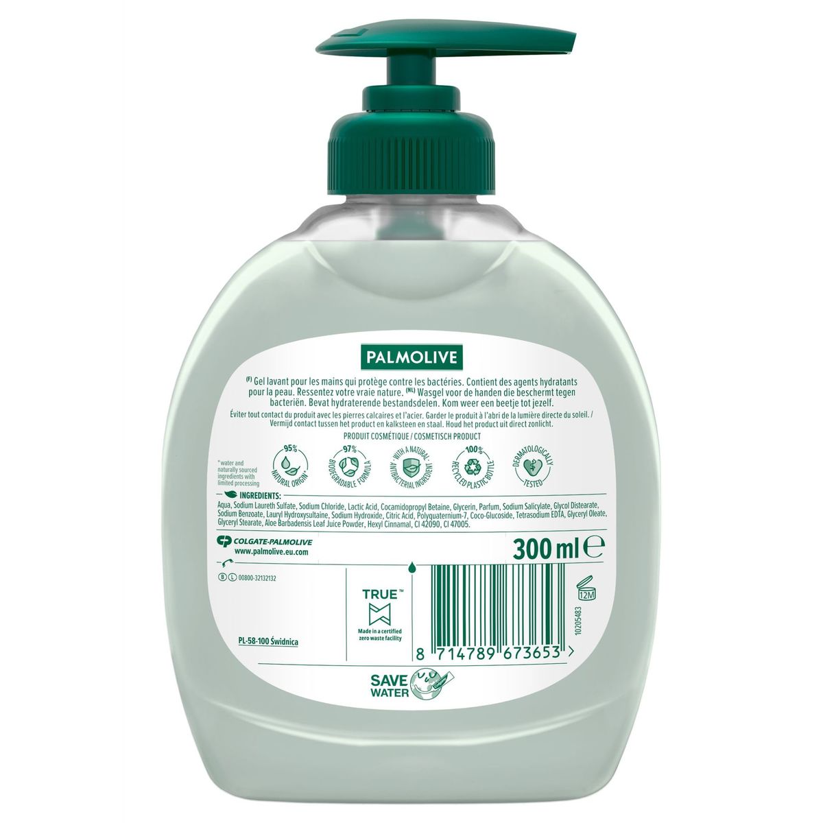 Palmolive Savon liquide antibactérien Hygiene Plus Sensitive 300ml