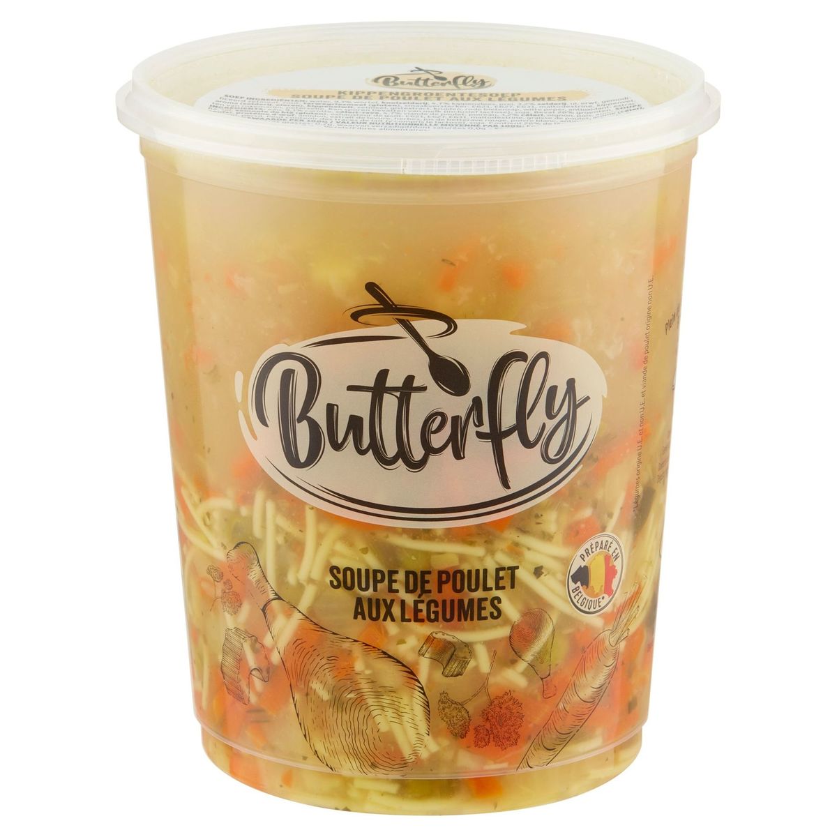 Butterfly Soupe de Poulet aux Légumes 950 ml