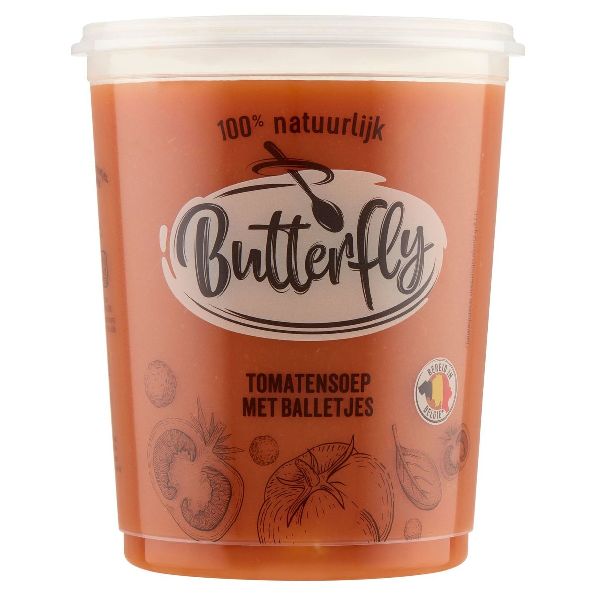 Butterfly Soupe de Tomates avec Boulettes 950 ml