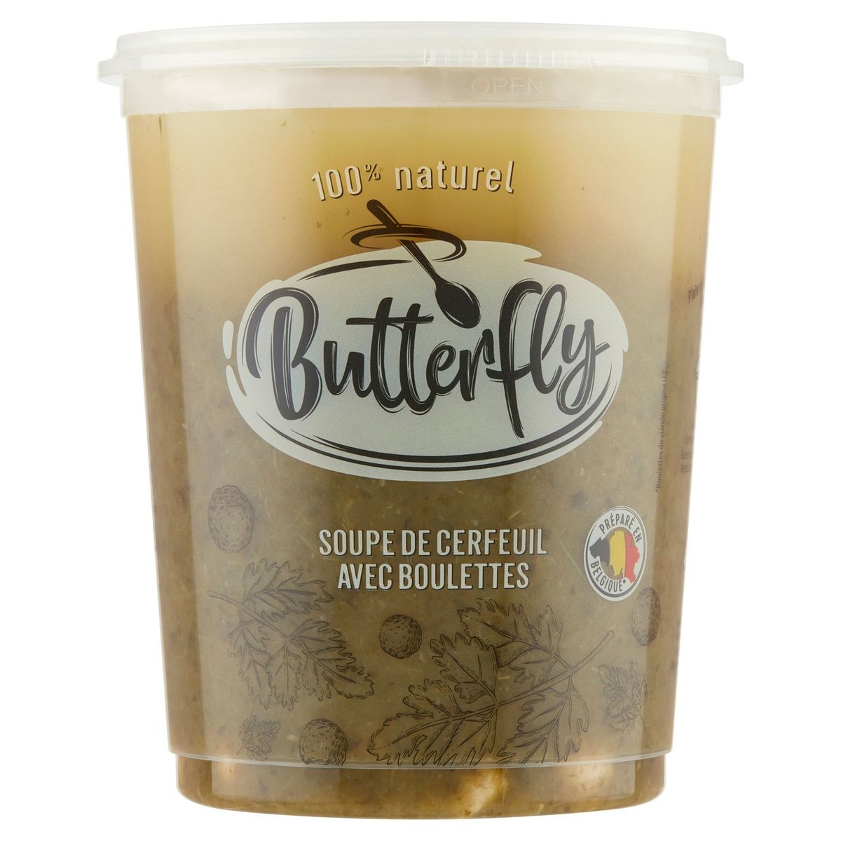 Butterfly Soupe de Cerfeuil avec Boulettes 950 ml
