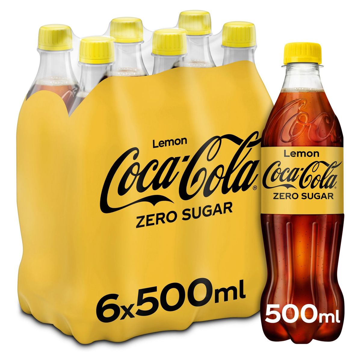 Coca-Cola Zero Lemon Coke Drink 6 x 500 ml