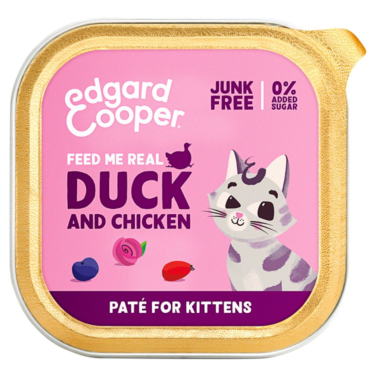 Edgard & Cooper Duck and Chicken Kitten Paté 85 g